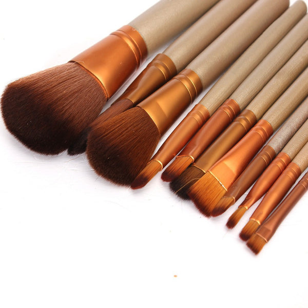 12 Pieces Makeup Brush Set