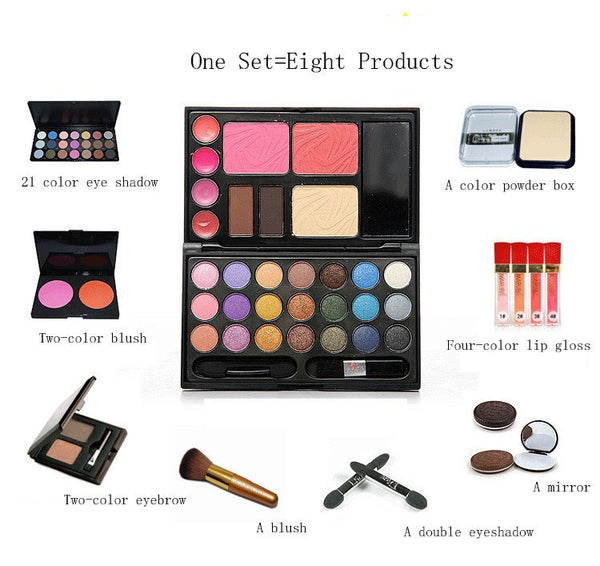 She's Sexy Makeup Kit with 21 Color Eyeshadow Palette