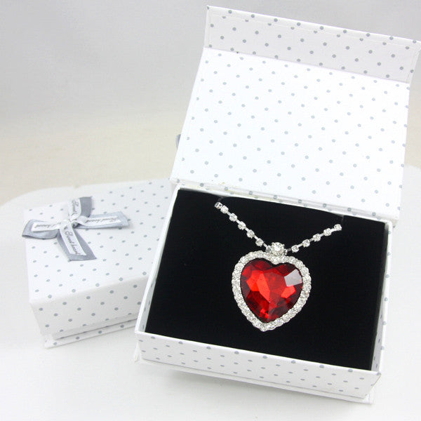 titanic heart of the ocean necklace Crystal silver -plated pendant Necklaces & Pendants topshop necklaces for 2016 women nke-h25