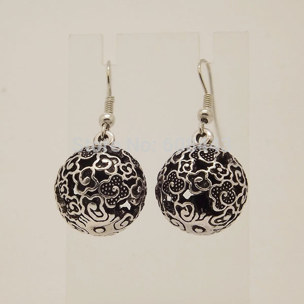 EQ060 Unique Tibetan Silver Hollow Clouds Fashion Retro Vintage Earrings For Women  Wholesale Valentine's Day Gift