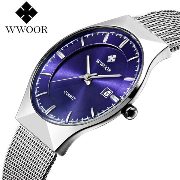 Men Watches Top Brand Luxury30M Waterproof Ultra Thin Date Clock Male Steel Strap Casual Quartz Watch Men Sports Wrist Watch