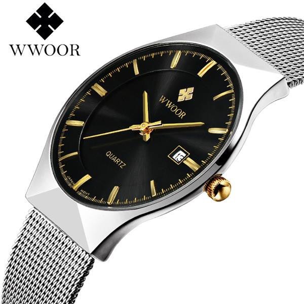 Men Watches Top Brand Luxury30M Waterproof Ultra Thin Date Clock Male Steel Strap Casual Quartz Watch Men Sports Wrist Watch