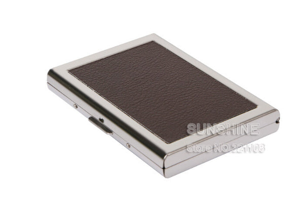 EASTNIGHTS 2016 new arrival High-Grade stainless steel men credit card holder women metal bank card case card box TW2703