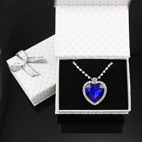 titanic heart of the ocean necklace Crystal silver -plated pendant Necklaces & Pendants topshop necklaces for 2016 women nke-h25