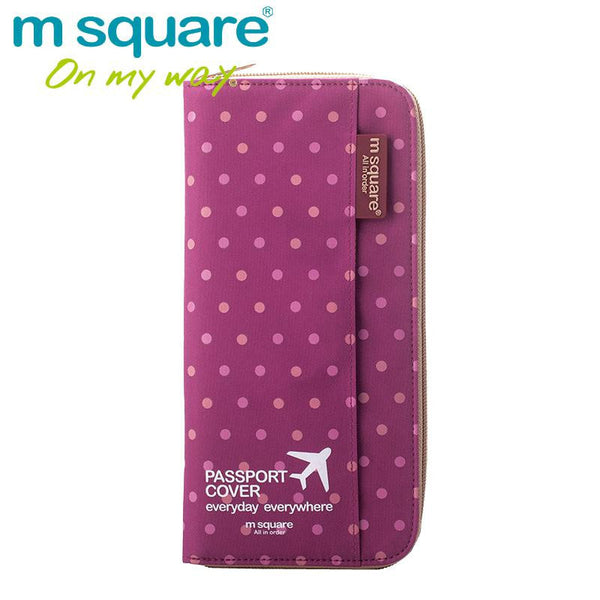 M Square Passport Cover Travel Wallet Document Passport Holder Organizer Cover on The Passport Women Business Card Holder ID