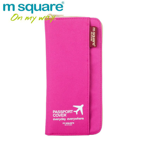 M Square Passport Cover Travel Wallet Document Passport Holder Organizer Cover on The Passport Women Business Card Holder ID