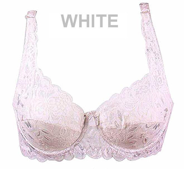 Hot sales! Women Ultrathin Intimates Sexy Lace Bra Girl's 3/4 Cup Brassiere Underwear 70-90 B Cups Lingerie Free Shipping H072