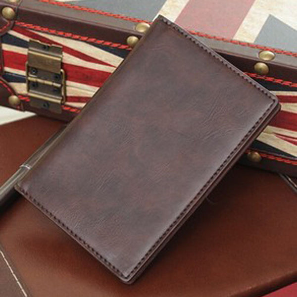 1pc the Cover of  the Passport Cover Casual Business Card Holder Men Credit Card ID Holders Pu Leather Card Bags - BID021 PM10