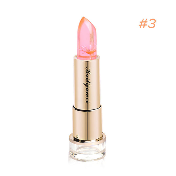 Magic Color Temperature Change Moisturizer Lips Care Surplus Bright Flower Jelly Lipstick 4 Colors