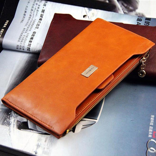 Hot Sale Women Wallet PU Leather Zipper Wallets Female 5 Colors Change Purses Card & ID Holder Lady Top Grade Long Clutches