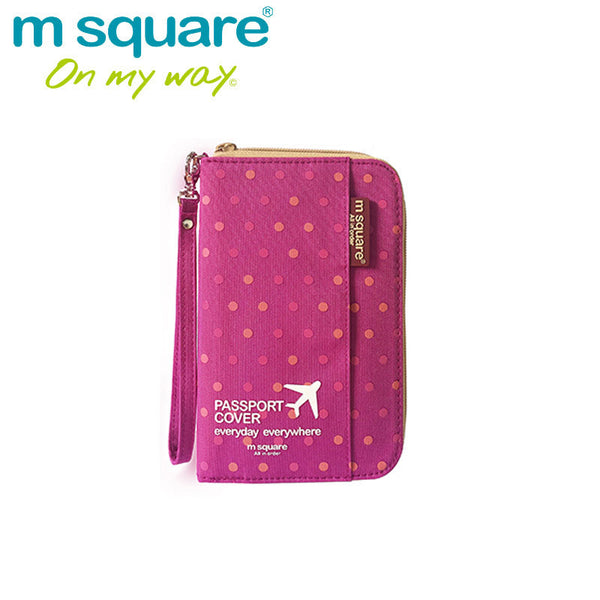 M Square Passport Cover Travel Wallet Document Passport Holder Organizer Cover on The Passport Women Business Card Holder ID