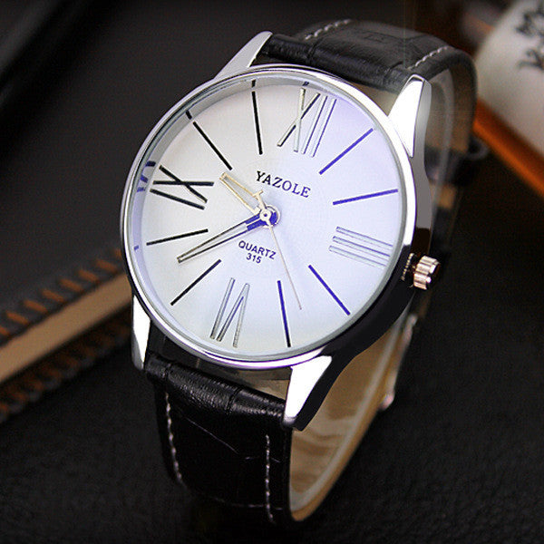 Luxury Brand YAZOLE Business Watches Men 2016 Fashion Roma Scale Quartz Watch Men Casual Wristwatch Relogio Masculino Hot