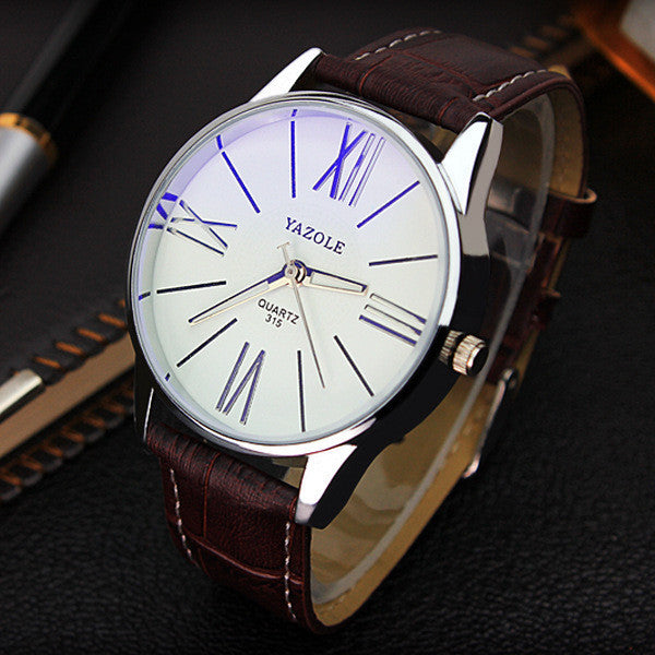 Luxury Brand YAZOLE Business Watches Men 2016 Fashion Roma Scale Quartz Watch Men Casual Wristwatch Relogio Masculino Hot