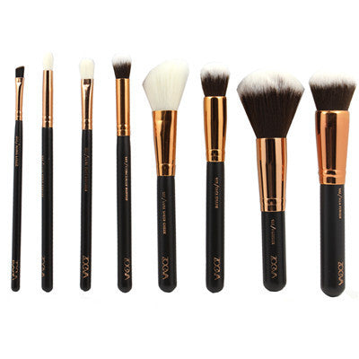 New Zoeva 8pcs Makeup Brushes Professional Rose Golden Luxury Set Brand Make Up Tools Kit Powder Blend brushes LUXURY SET VOL. 2