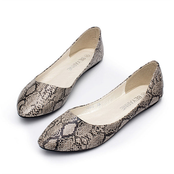 Pointed Toe Flats Shoes Women Sapatilha Ballerina Ballet Flats Shoes Sapato Feminino 5-02