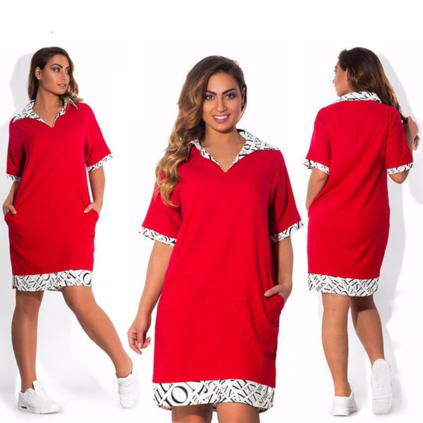 Women dress self portrait casual plus size mini dresses short sleeve OL za forever night out 21 5xl 6xl B773