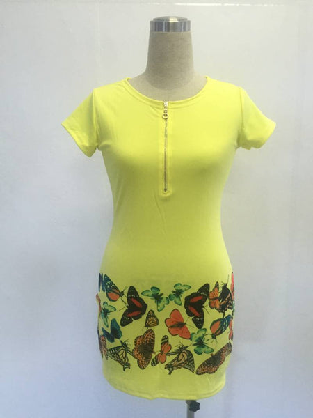 New Europe Women Print Dress Casual Mini Dresses Pull And Snob Bear Za Brand Forever WY6158 21