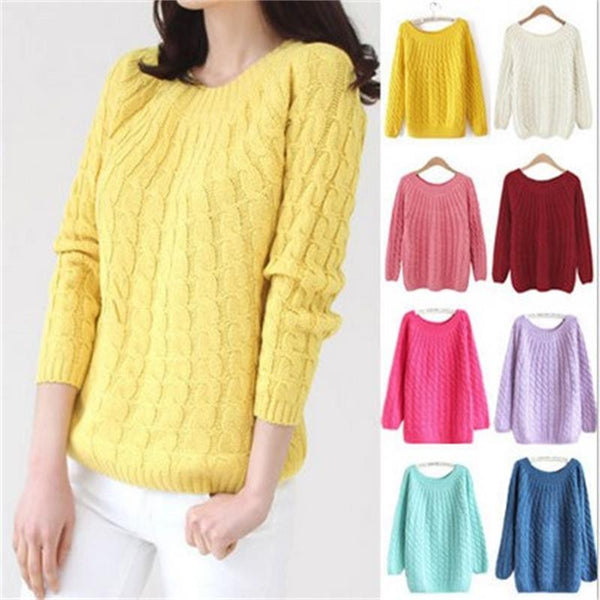 Free shipping 2014 size basic autumn and winter sweater thickening long-sleeve pullover female sweater women fashion WL0006