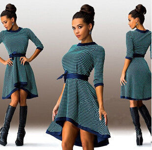 Women plaid dress princess elegant 50s dzarm colcci zarina dance party dress audrey hepburn new eve dress forever prom 21 8104