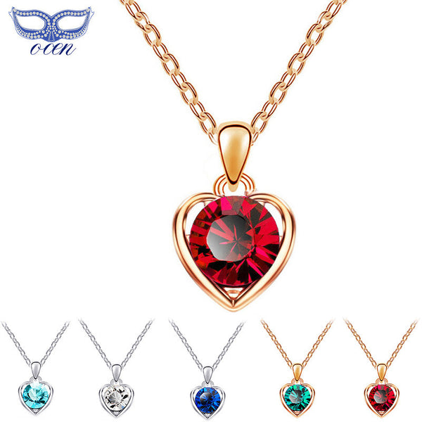 minorder$10 titanic heart of the ocean necklace Crystal silver -plated pendant Necklaces & Pendants topshop necklaces for women