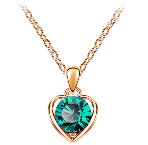 minorder$10 titanic heart of the ocean necklace Crystal silver -plated pendant Necklaces & Pendants topshop necklaces for women