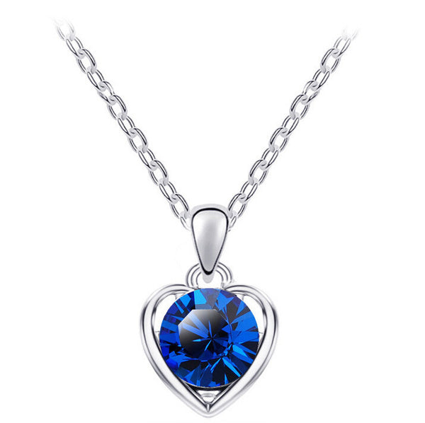 minorder$10 titanic heart of the ocean necklace Crystal silver -plated pendant Necklaces & Pendants topshop necklaces for women