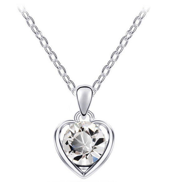 minorder$10 titanic heart of the ocean necklace Crystal silver -plated pendant Necklaces & Pendants topshop necklaces for women