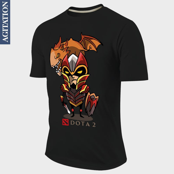 Fashion Tees T-shirt DOTA DOTA2 Dragon Knight DK Custom UK ROK Summer Topshop Tops Men Shilf  Short T Shirt Varsity Topshop Cool